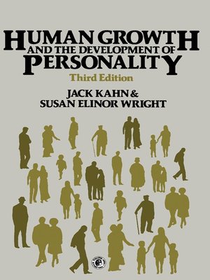 cover image of Human Growth and the Development of Personality